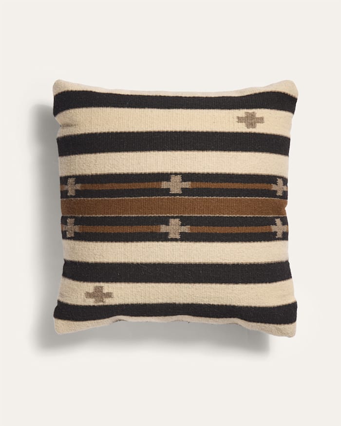 TURQUOISE CROSSES SQUARE PILLOW